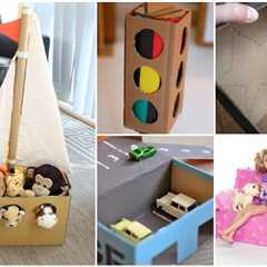 16 DIY Toys You Can Make with an Empty Box Today!