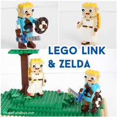 Build Link and Zelda with LEGO Bricks