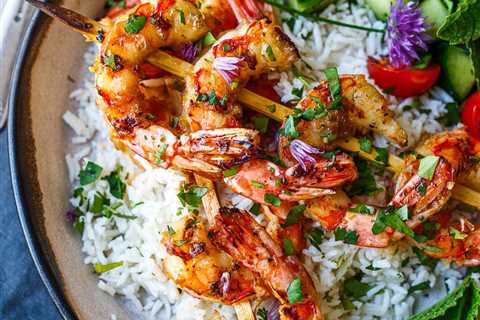 Grilled Lemongrass Shrimp