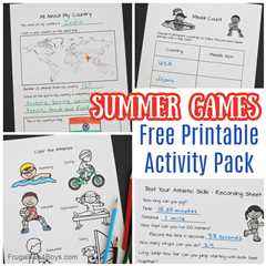 Summer Games Activity Pack