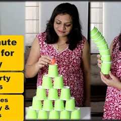 10 Party Games for all ages | One Minute Games for Party | Games for Kitty Party for Ladies &..