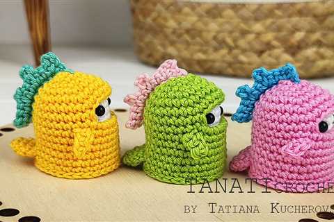 Marshmallows In Dinosaur Costumes … Creative Amigurumi Coming At You In 3 … 2 … 1 …