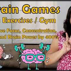 Brain Gym | 8 Simple Brain Boosting Activities | Ultimate Brain Exercises for focus | Brain Games