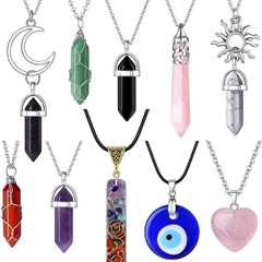 MAIBAOTA 10 Pcs Crystal Necklace Review: A Gem Lover’s Dream