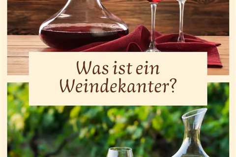 Ein Weindekanter ist ein Behälter (meist aus Glas), der zum Servieren und Dekantieren von Wein..