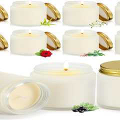 Yexiya Aromatherapy Candle Set - 50 Scented Soy Wax Jars for Relaxation & Gifts